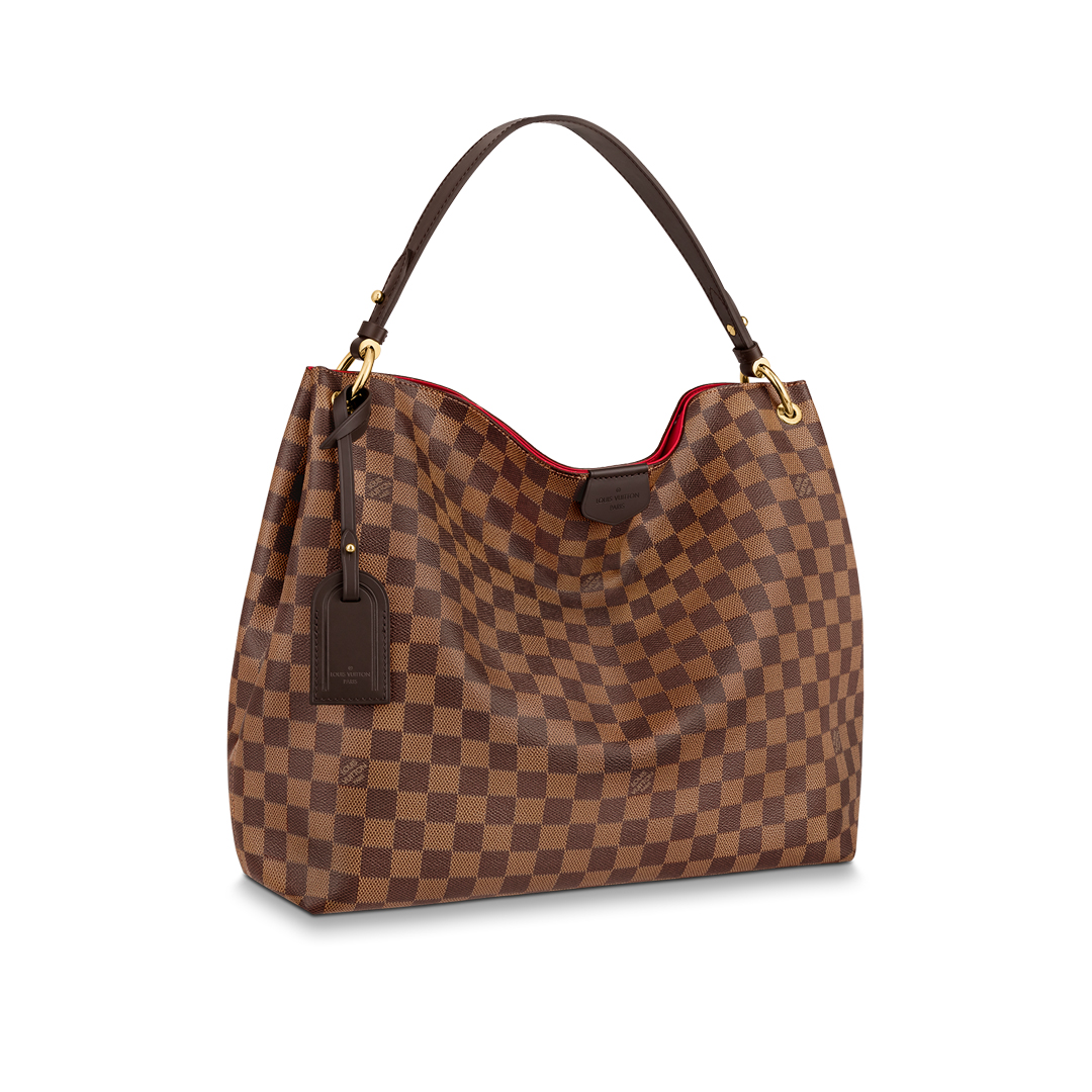 Louis Vuitton GRACEFUL MM Handbag Damier Azur N44045